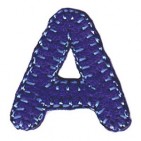 Boys iron-on letter A
