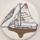 Yacht ceramic button