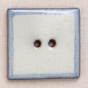 Blue outline ceramic button