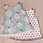 Lined Pinafore dresses, 0-6months