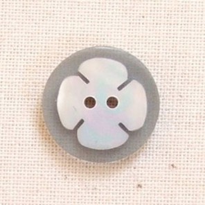 East of India, mother of pearl inlay button