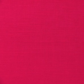 Plain red linen-look cotton fabric